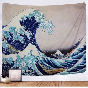 Great Wave Kanagawa Wall Tapestry